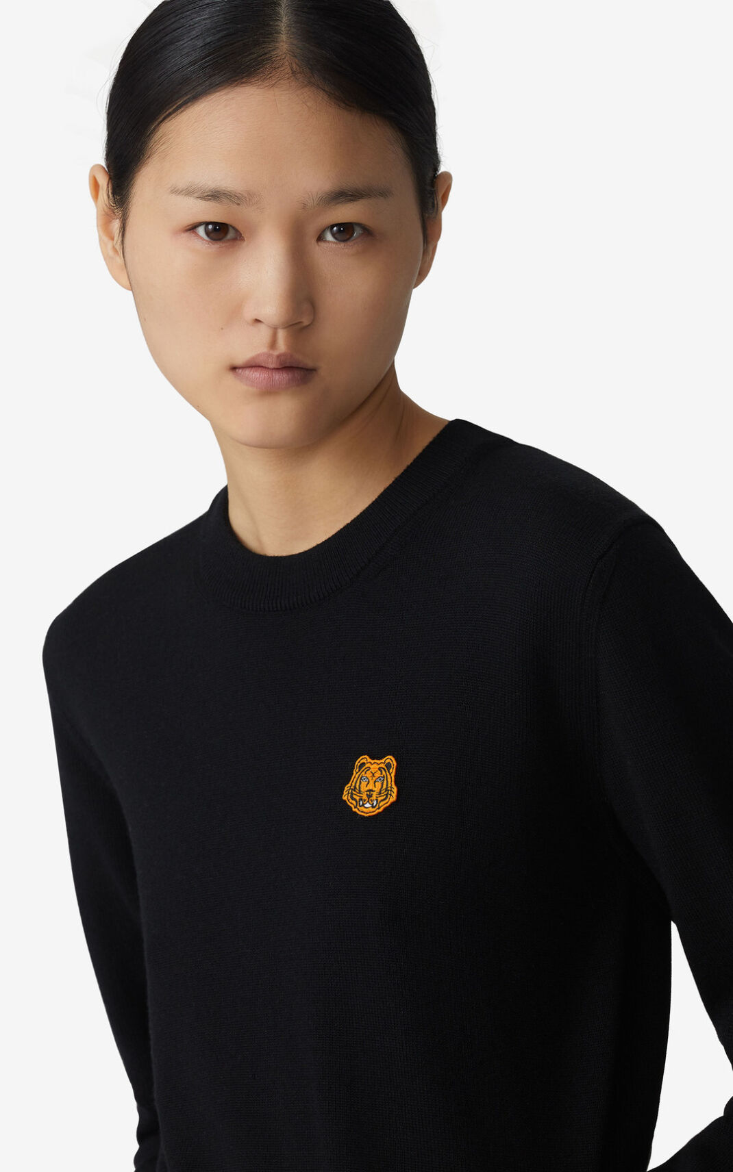 Kenzo Tiger Crest Kazak Bayan Siyah | 0942-GQPFT